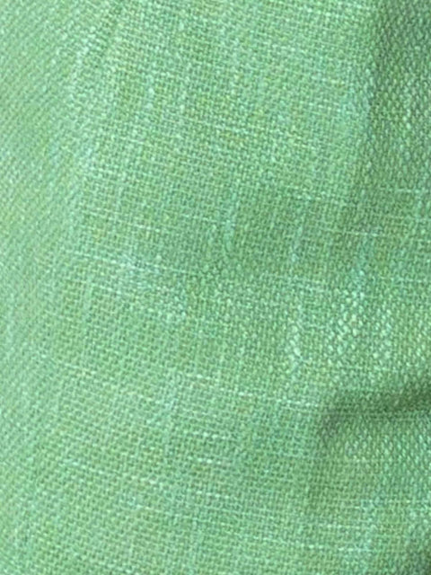 Harlow G Capri Charm Top green textured fabric with subtle woven appearance used throughout fitted cropped top